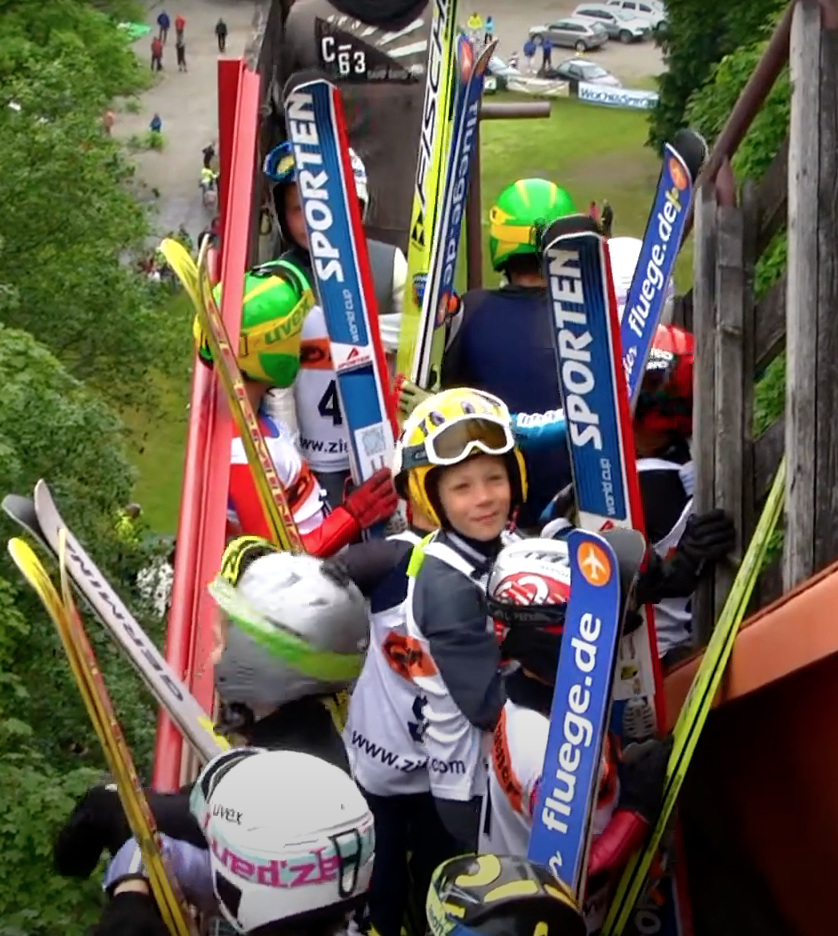 Bundesstuetzpunkt Skispringen beim Sachsenpokal