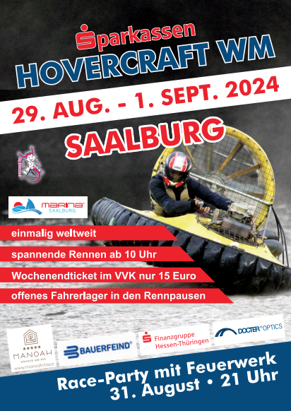 Hovercraft Weltmeisterschaft 2024 Saalfeld