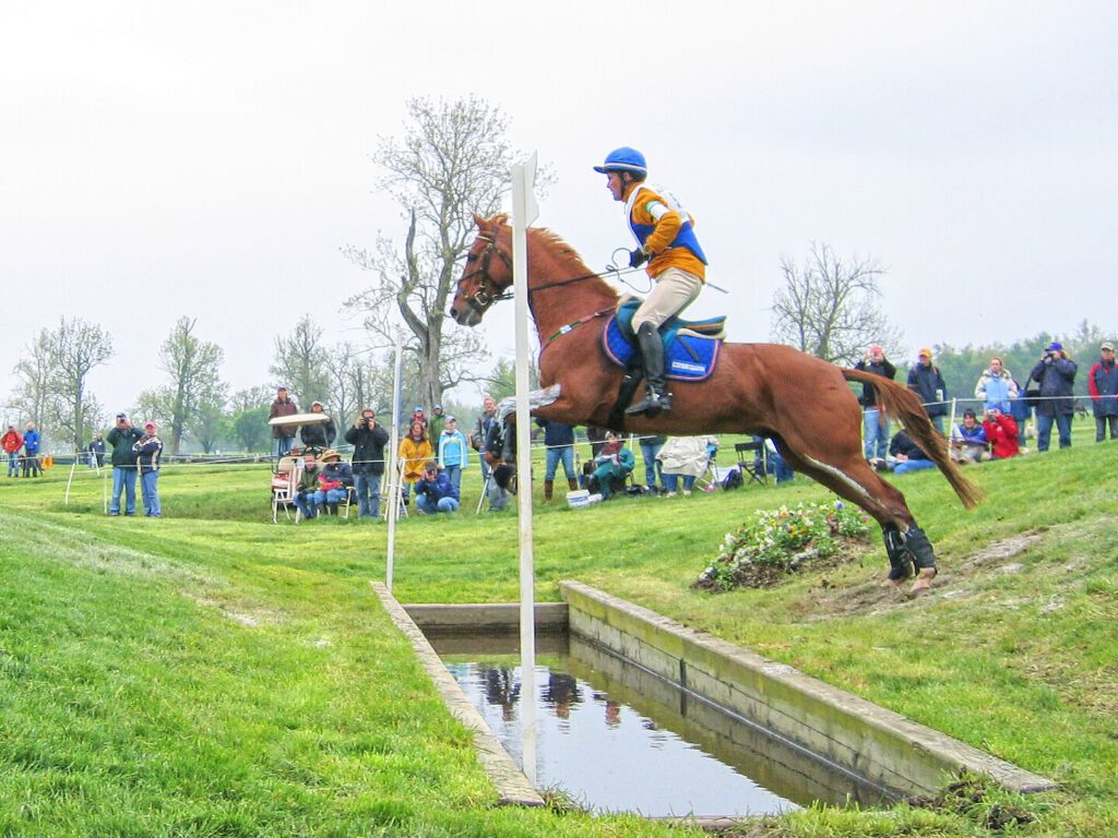 Vielseitigkeitsreiten Wassergraben