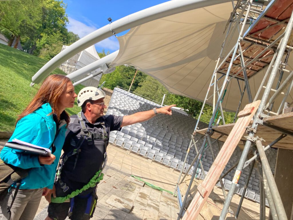 Parktheater Plauen Buehnendach