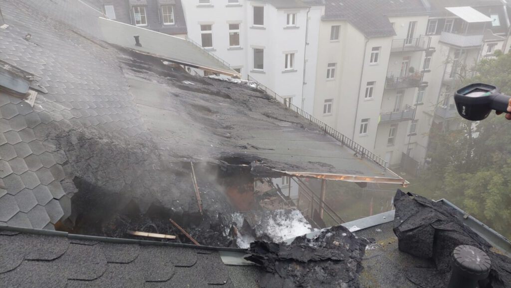 Brand Plauen Hauffstraße