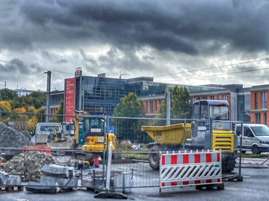 Neue Elsterbrücke Bau Plauen