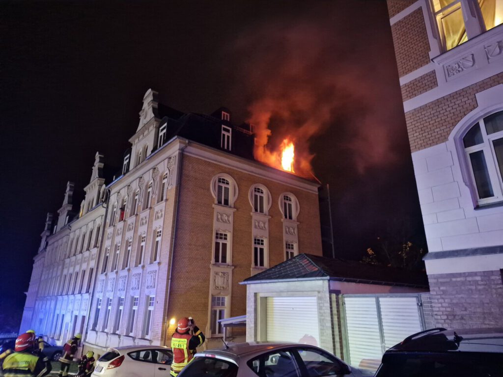 Brand Jahnstraße Plauen