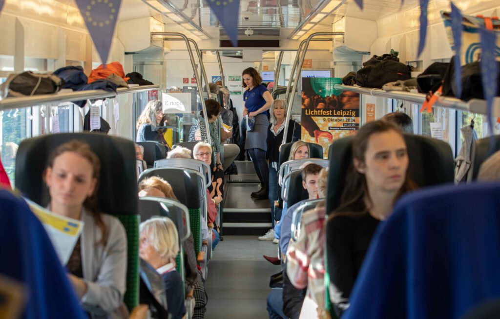 Sonderzug / Lichtfest / Leipzig / Plauen / Foto Pastierovic